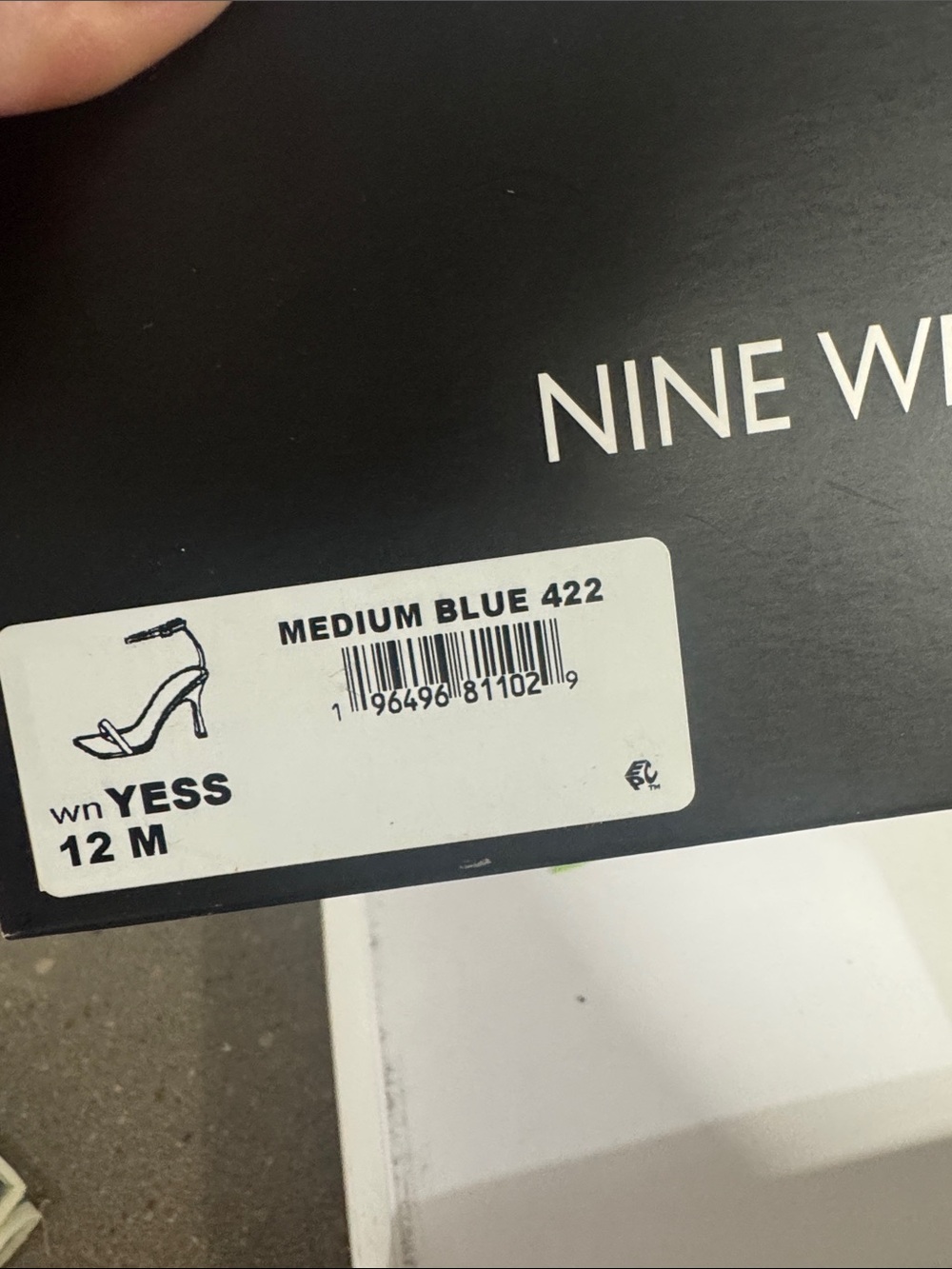 Nine West Yess Heels electric blue size 12 - Picture 9 of 12
